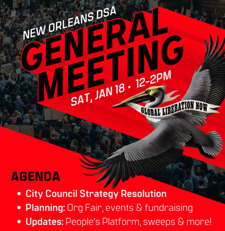 General Meeting TOMORROW! & Community Organizing Fair NEXT SAT!